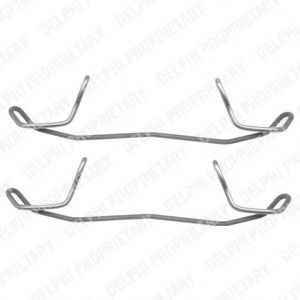 Скобы тормозных колодок на Mazda 3 (Мазда 3) BK, BL | 1.4, 1.5, 1.6, 1. ...
