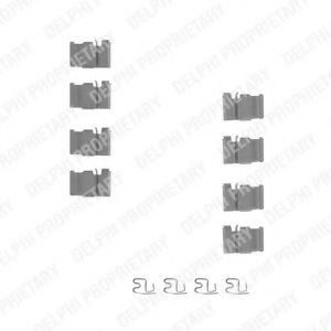 Скобы тормозных колодок DELPHI LX0212