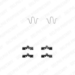 Скобы тормозных колодок DELPHI LX0231