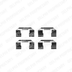 Скобы тормозных колодок DELPHI LX0232