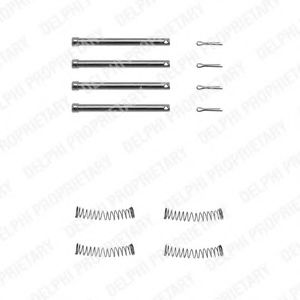 Скобы тормозных колодок DELPHI LX0233