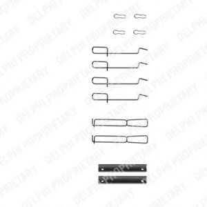 Скобы тормозных колодок DELPHI LX0262