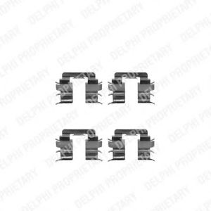 Скобы тормозных колодок DELPHI LX0269