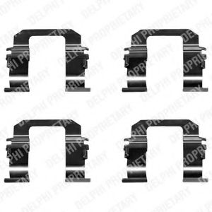 Скобы тормозных колодок DELPHI LX0284