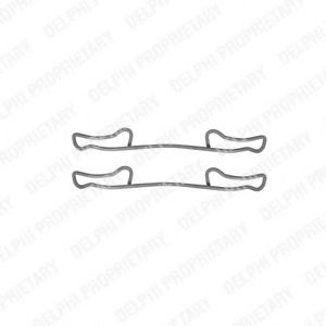 Скобы тормозных колодок DELPHI LX0294