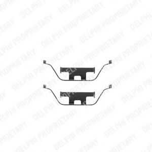 Скобы тормозных колодок DELPHI LX0295
