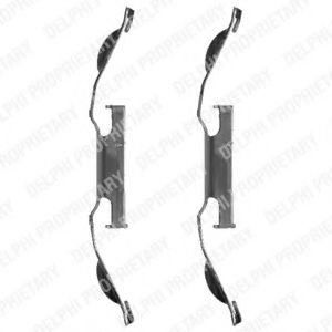 Скобы тормозных колодок DELPHI LX0330