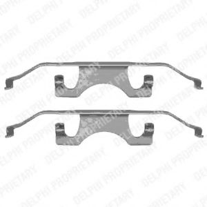 Скобы тормозных колодок DELPHI LX0340