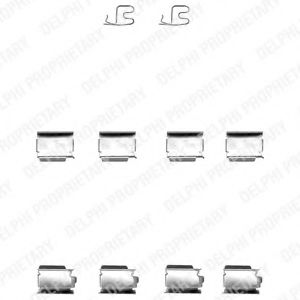 Скобы тормозных колодок DELPHI LX0343