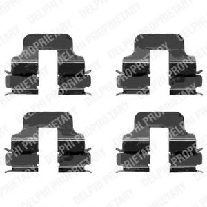 Скобы тормозных колодок DELPHI LX0344