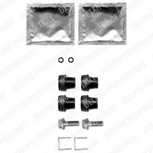 Скобы тормозных колодок DELPHI LX0357