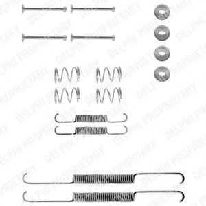 Ремкомплект барабанных колодок DELPHI LY1001