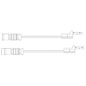 Контрольный контакт, контроль слоя тормозных колодок DELPHI LZ0115