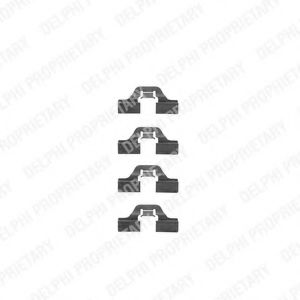 Скобы тормозных колодок DELPHI LX0307
