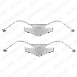 Скобы тормозных колодок DELPHI LX0353