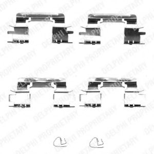 Скобы тормозных колодок DELPHI LX0385