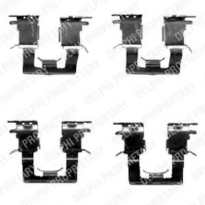 Скобы тормозных колодок DELPHI LX0388