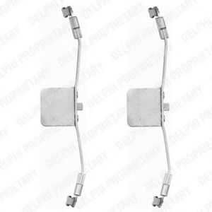 Скобы тормозных колодок DELPHI LX0397