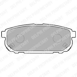 Тормозные колодки DELPHI LP1850