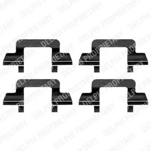Скобы тормозных колодок DELPHI LX0365