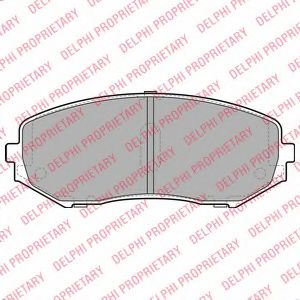 Тормозные колодки DELPHI LP2001