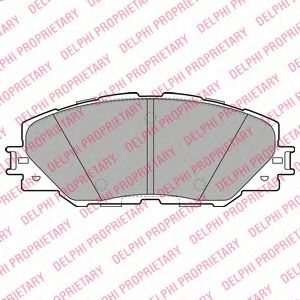 Тормозные колодки DELPHI LP2003