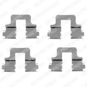 Скобы тормозных колодок DELPHI LX0379
