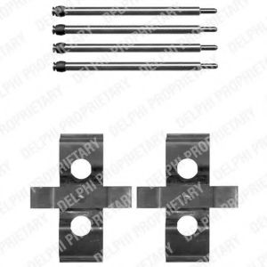 Скобы тормозных колодок DELPHI LX0384