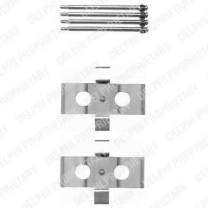 Скобы тормозных колодок DELPHI LX0393