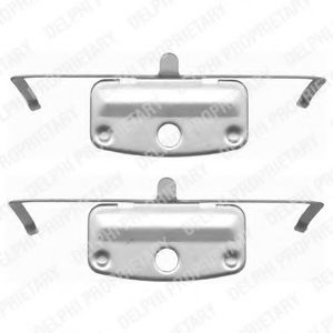 Скобы тормозных колодок DELPHI LX0399