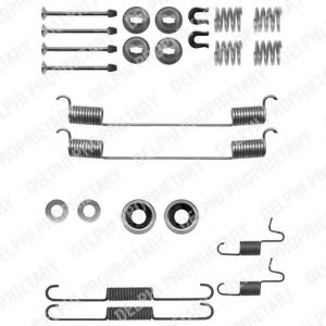 Ремкомплект барабанных колодок DELPHI LY1314