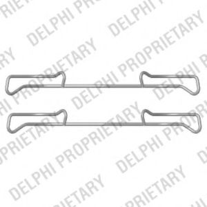 Скобы тормозных колодок DELPHI LX0436