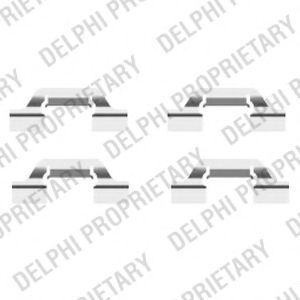 Скобы тормозных колодок DELPHI LX0438