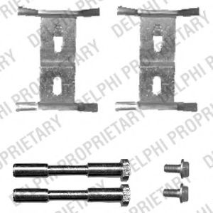 Скобы тормозных колодок DELPHI LX0449