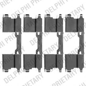 Скобы тормозных колодок DELPHI LX0502