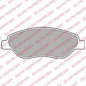 Тормозные колодки DELPHI LP2010