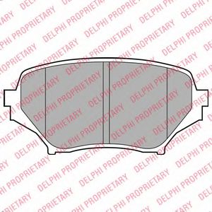 Тормозные колодки DELPHI LP2026