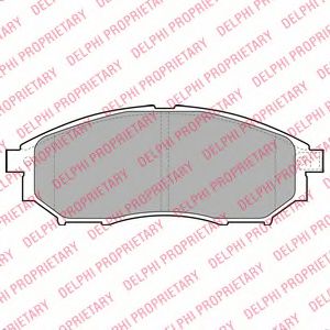 Тормозные колодки DELPHI LP2030