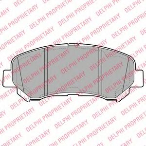 Тормозные колодки DELPHI LP2031
