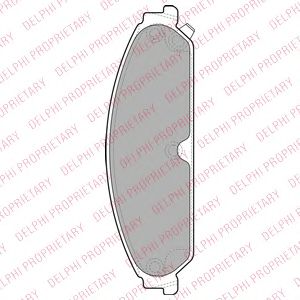 Тормозные колодки DELPHI LP2033