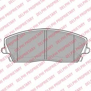 Тормозные колодки DELPHI LP2034