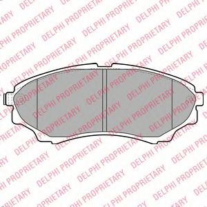 Тормозные колодки DELPHI LP2036
