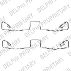 Скобы тормозных колодок DELPHI LX0448