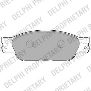 Тормозные колодки DELPHI LP2020
