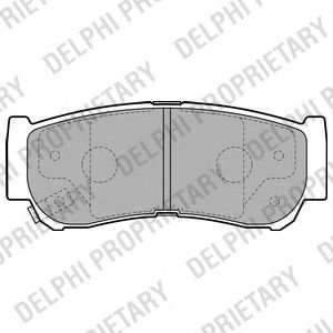 Тормозные колодки DELPHI LP2049
