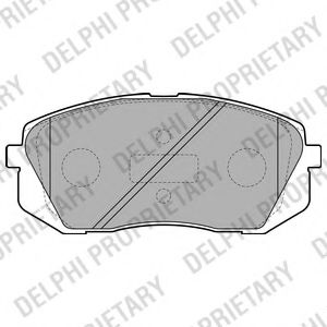 Тормозные колодки DELPHI LP2050