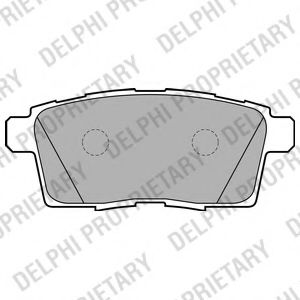 Тормозные колодки DELPHI LP2052