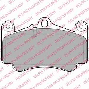 Тормозные колодки DELPHI LP2056