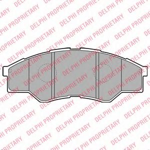 Тормозные колодки DELPHI LP2060