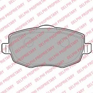 Тормозные колодки DELPHI LP2064